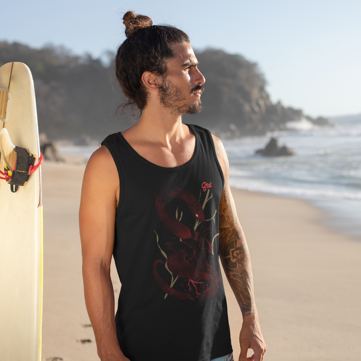 Nome do produto: REGATA SNAKE HEART