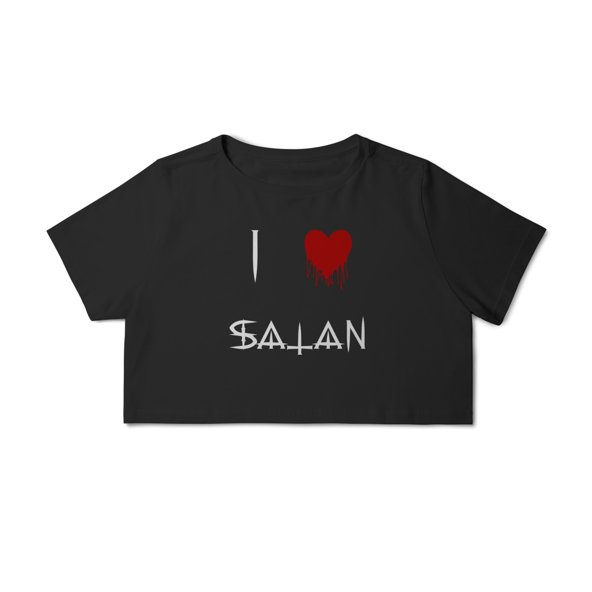 Cropped I Love Satan
