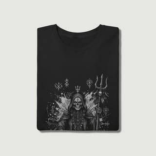 Nome do produto Exu Caveira: Guardião das Almas - Arte Dark Surrealista