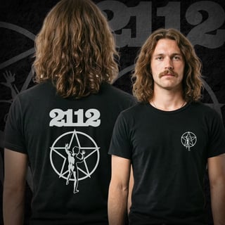 Nome do produto Camisa RUSH Starman 2112 - Adulto