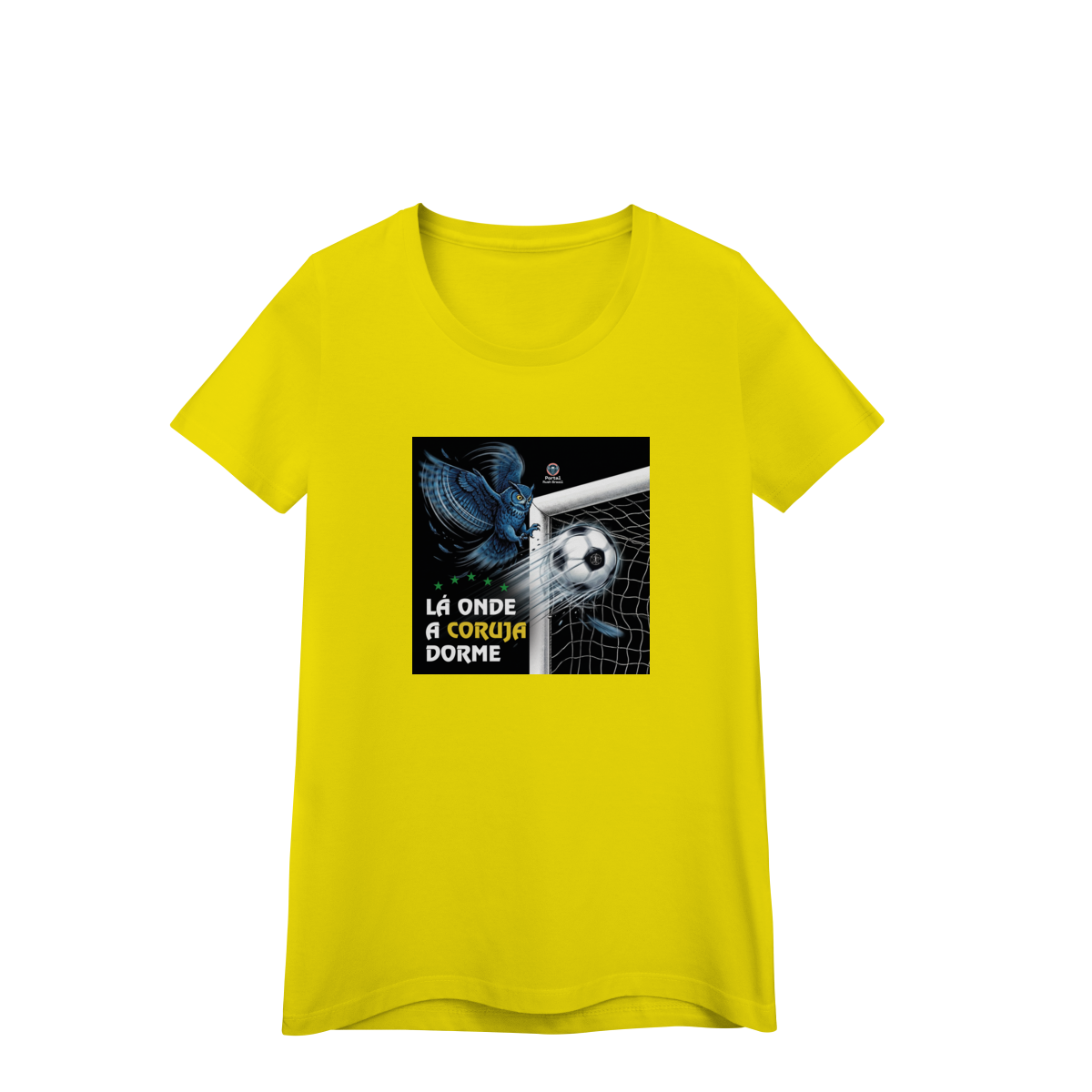Nome do produto: Camisa Feminina Lá Onde a Coruja Dorme - Copa do Mundo 2026