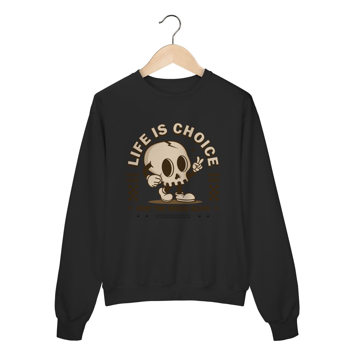 Nome do produto: Life Is Choice - Moletom S/Touca