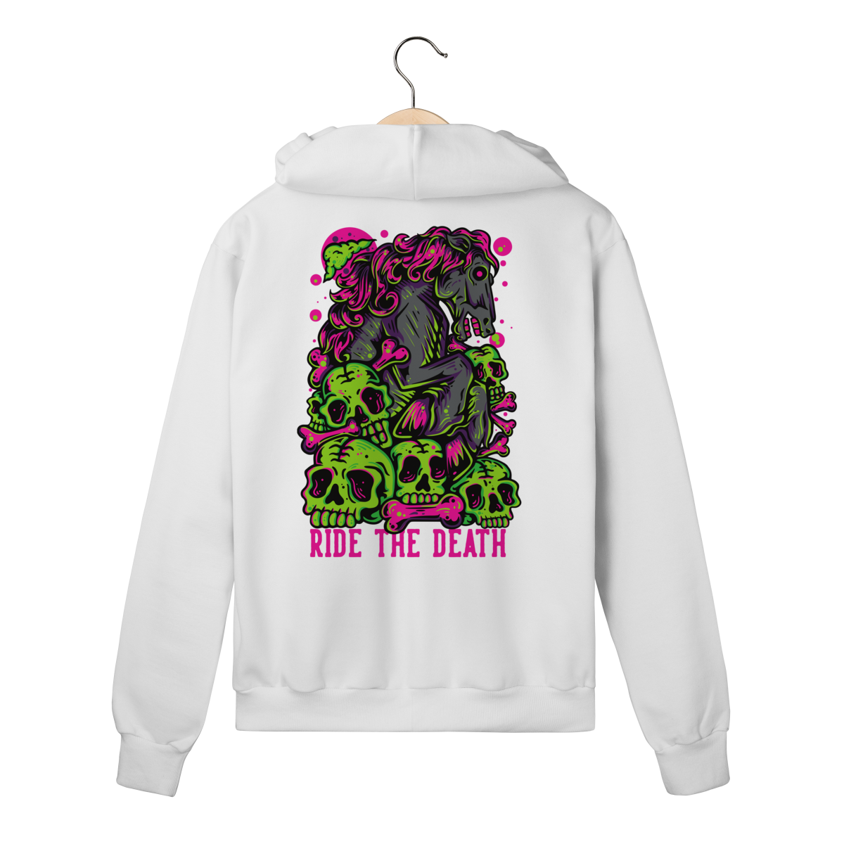 Nome do produto: Ride The Death - Moletom Premium C/Ziper