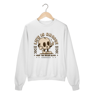 Nome do produto Life Is Choice - Moletom S/Touca