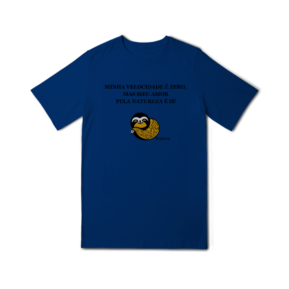 Camiseta infantil - Minha velocidade é zero