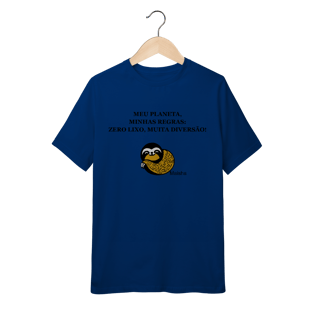 Nome do produto Camiseta infantil - Meu planeta, minhas regras