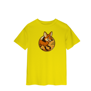 Nome do produto camiseta infantil - Lobo-guará