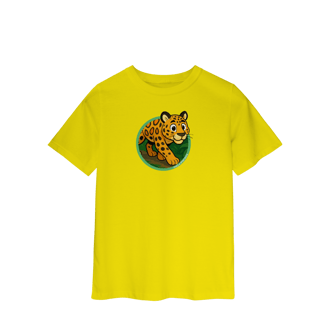 Nome do produto Camiseta infantil - Onça-pintada