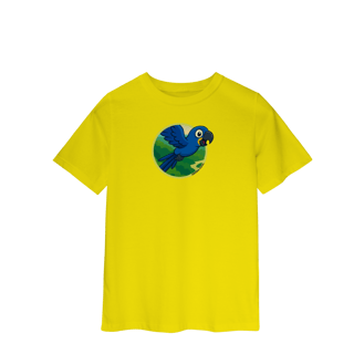 Nome do produto Camiseta infantil - Arara-azul