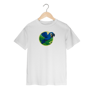 Camiseta infantil - Arara-azul
