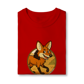 Nome do produto camiseta infantil - Lobo-guará