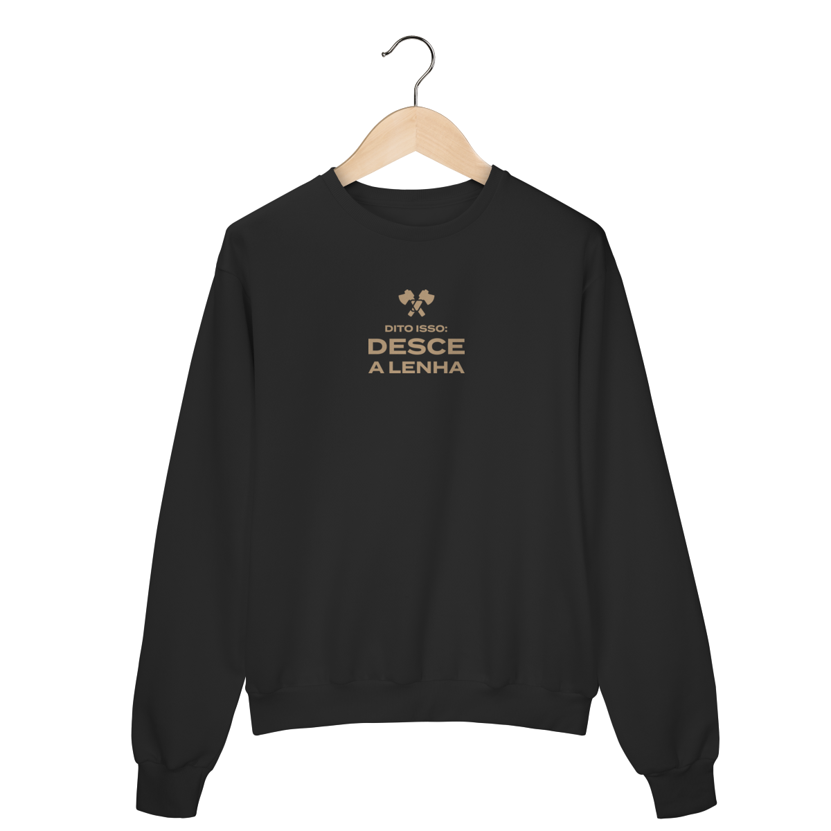 Moletom Desce A Lenha (Dourado)