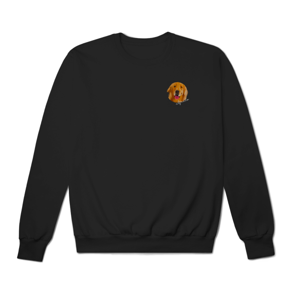 Moletom Fechado Personalizado Ilustração Desenho da Foto