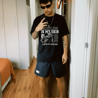 Nome do produto Camiseta Tshirt Crawling in my skin Linkin Park