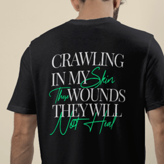 Nome do produto Camiseta Tshirt Crawling in my skin Linkin Park Costas