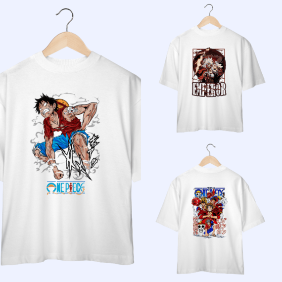 Kit 3 Camisetas Oversized One Piece