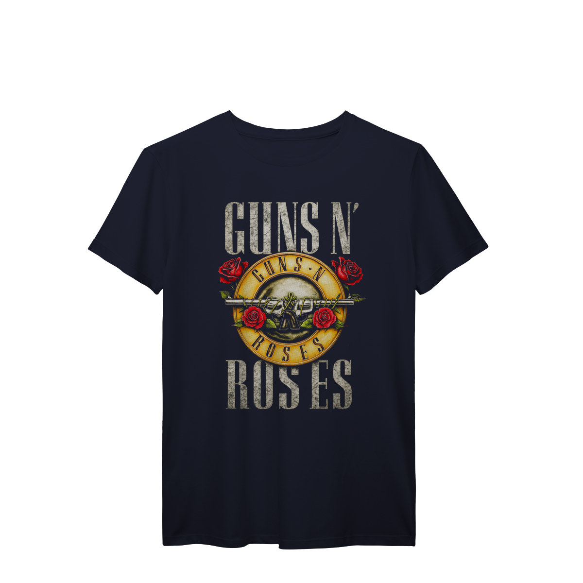 Camiseta Guns N’ Roses Rock Band Vintage Estampa Rock N Roll Unissex Premium