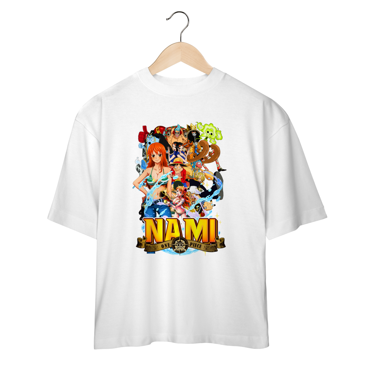 Nome do produto: Camiseta Oversized One Piece Nami
