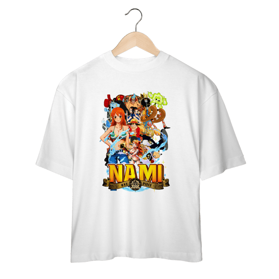 Camiseta Oversized One Piece Nami