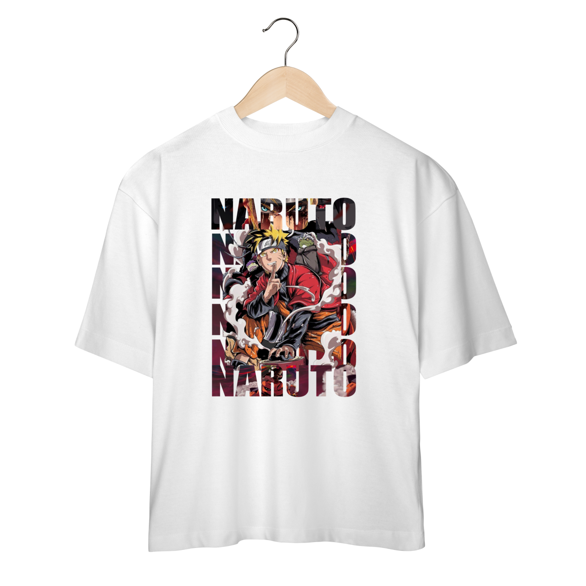 Nome do produto: Camiseta Oversized Naruto