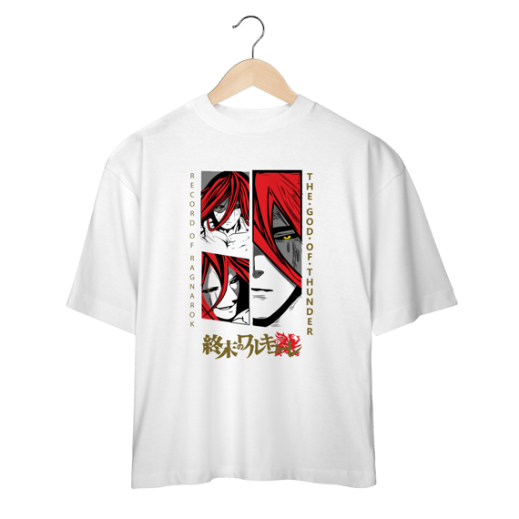 Camiseta Oversized Record Of Ragnarok