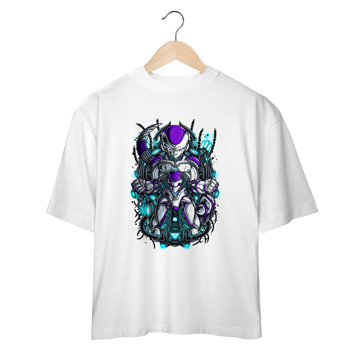 Nome do produto: Camiseta Oversized Dragon Ball Freeza