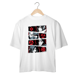 Camiseta Oversized Naruto Sharingan