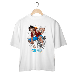 Camiseta Oversized One Piece Monkey D. Luffy Irado