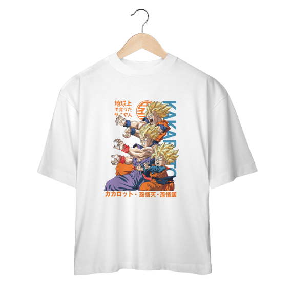 Camiseta Oversized DBZ Kakaroto