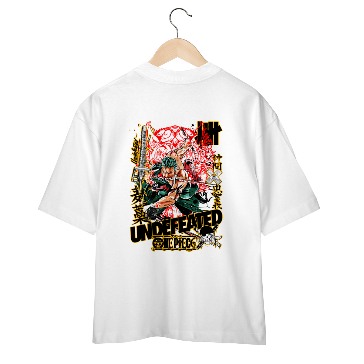 Nome do produto: Camiseta Oversized One Piece Undefeated IV