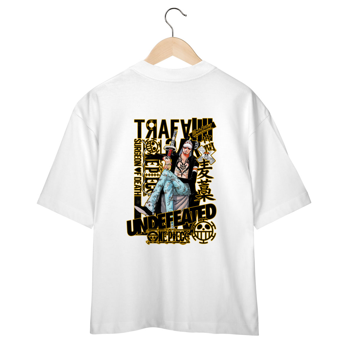 Nome do produto: Camiseta Oversized One Piece Undefeated V