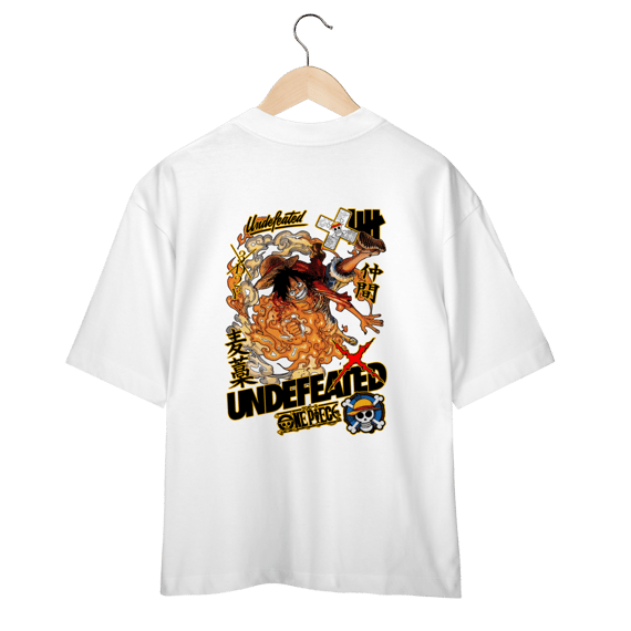 Camiseta Oversized One Piece Undefeated VIII