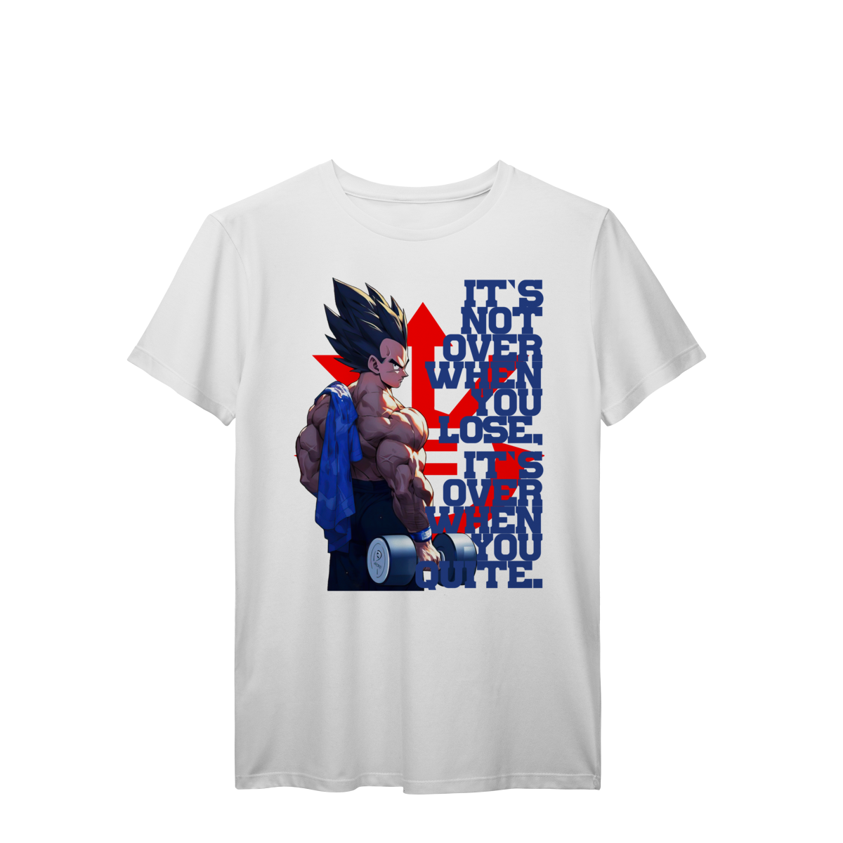 Nome do produto: Camiseta Esportiva Its Not Over You Lose