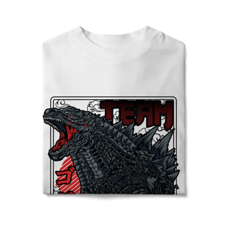 Nome do produto Camiseta Oversized Team Godzilla