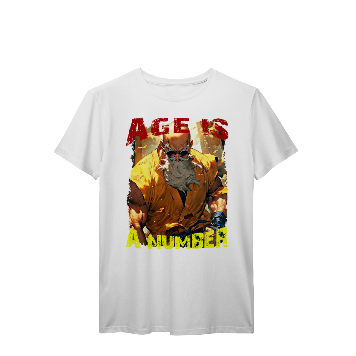 Camiseta Gym Age Is Just a Number Academia Fitness Musculação Bodybuilding Unissex Premium