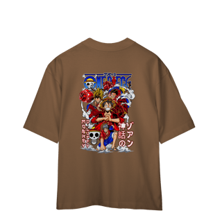 Nome do produto Camiseta Oversized One Piece Monkey D. Luffy