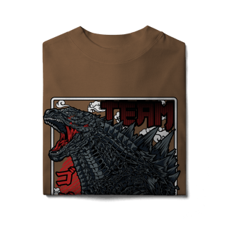 Nome do produto Camiseta Oversized Team Godzilla