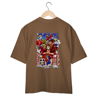Nome do produto Camiseta Oversized One Piece Monkey D. Luffy