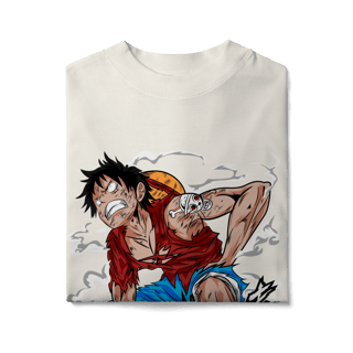 Nome do produto Camiseta Oversized One Piece Monkey D. Luffy Irado