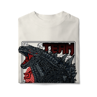 Nome do produto Camiseta Oversized Team Godzilla