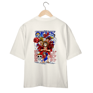 Nome do produto Camiseta Oversized One Piece Monkey D. Luffy