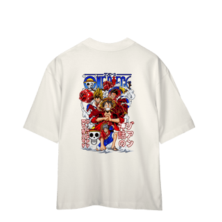 Nome do produto Camiseta Oversized One Piece Monkey D. Luffy