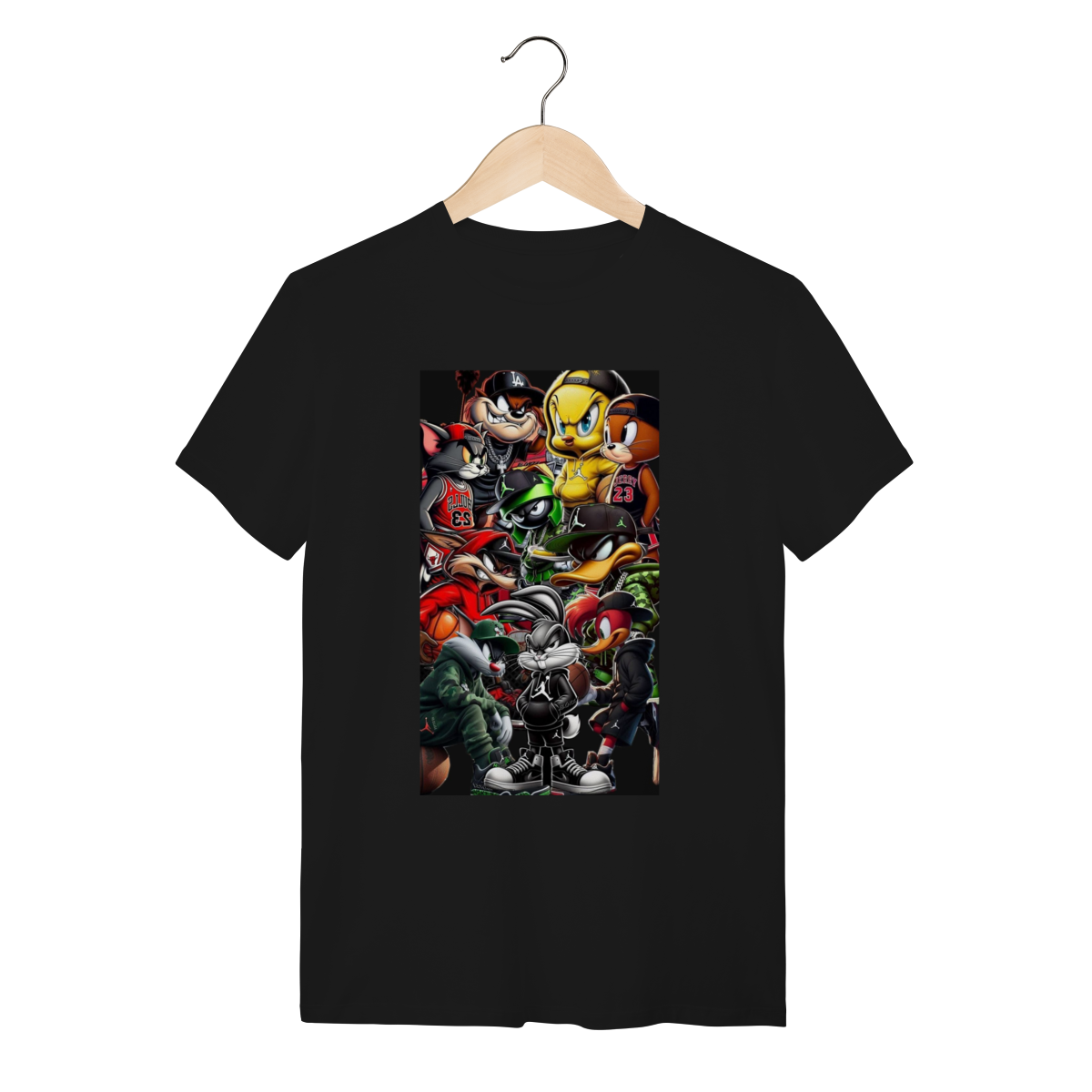 Nome do produto: Camiseta Perna Longa e Amigos