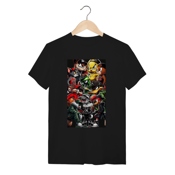 Camiseta Perna Longa e Amigos