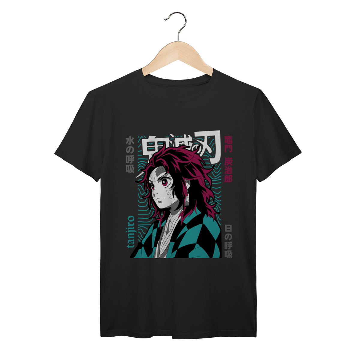 Camiseta Demon Slayer Espírito Indomável Kimetsu no Yaiba Anime Geek Otaku Unissex Premium