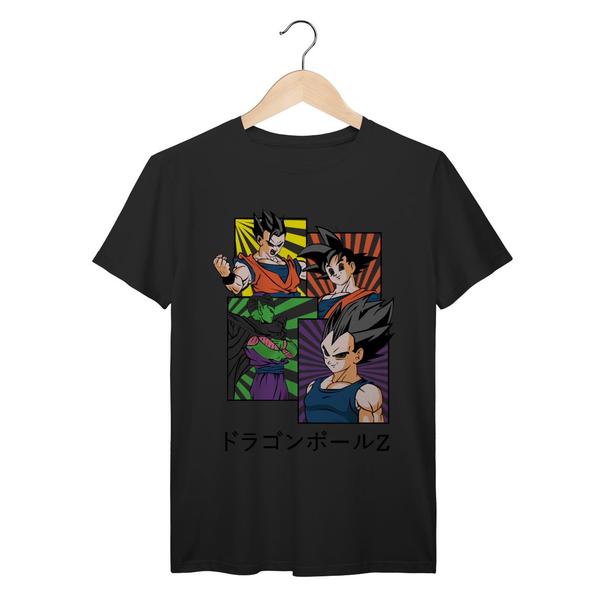 Camiseta Dragon Ball Z Herança Saiyajin Goku Vegeta Anime Unissex Premium