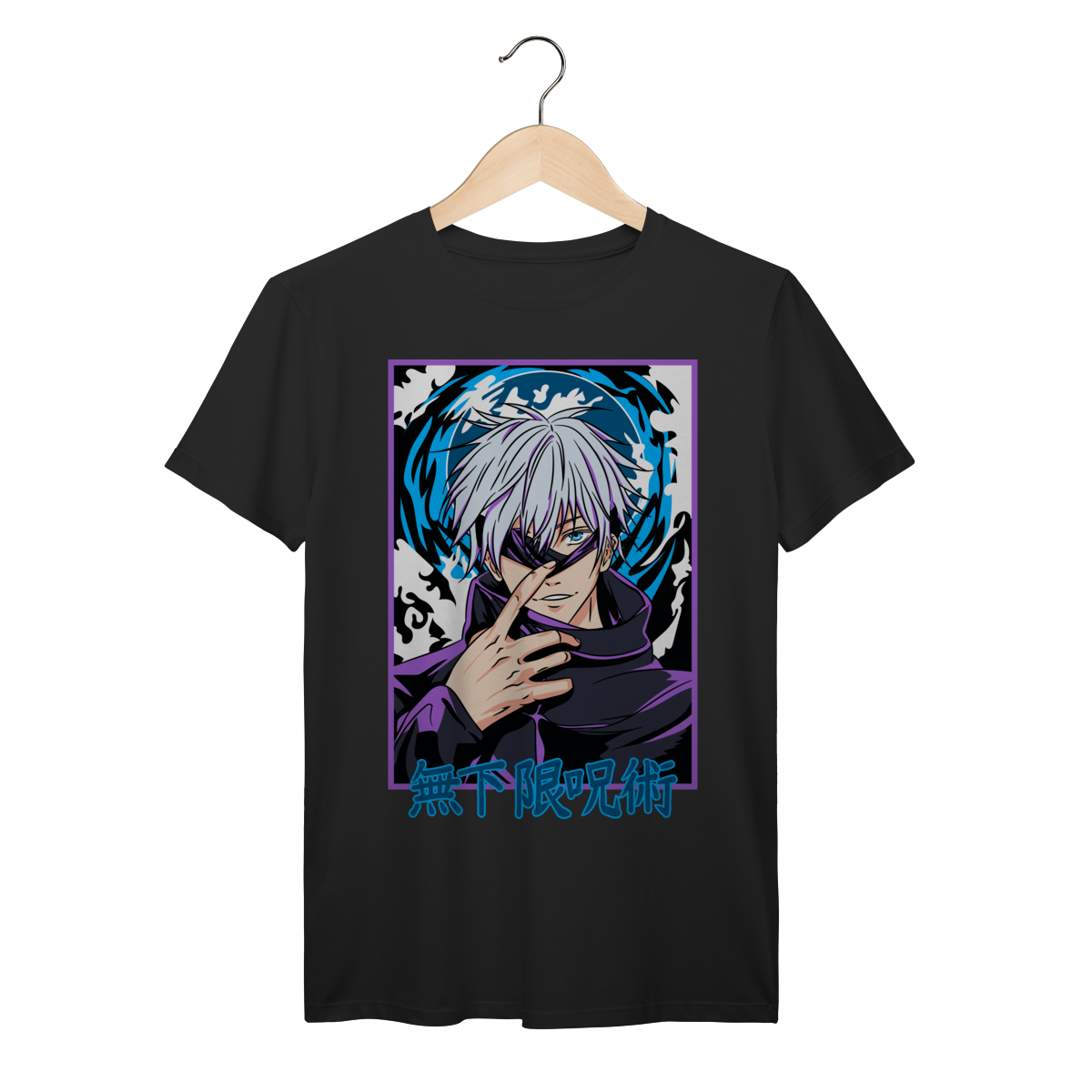 Camiseta Jujutsu Kaisen Domínio Absoluto Expansão de Domínio Anime Unissex Premium