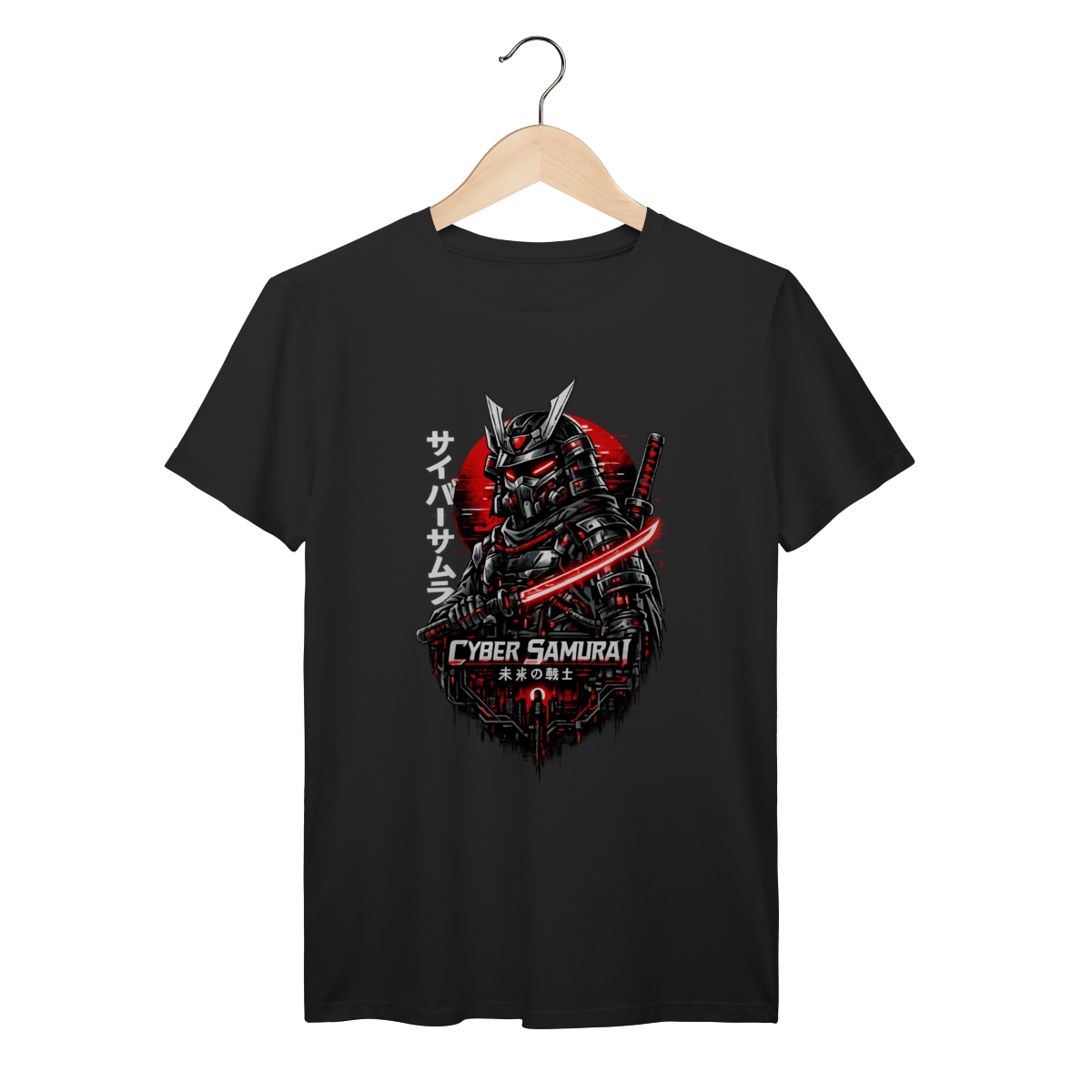 Nome do produto: Camiseta Premium Cyber Samurai