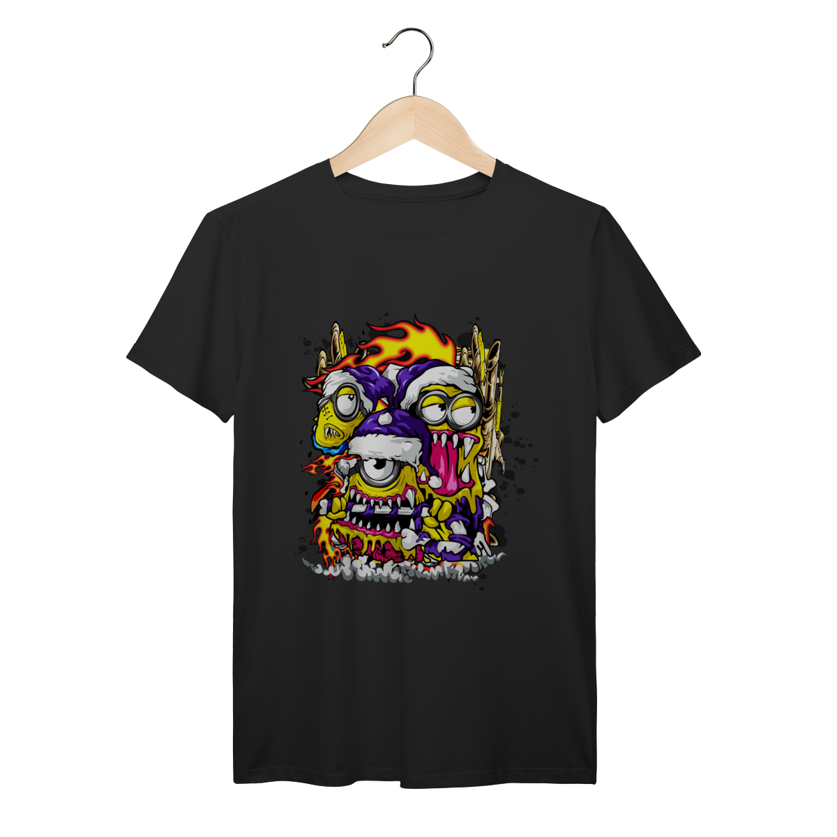 Nome do produto: Camiseta Premium Mínios Zumbi