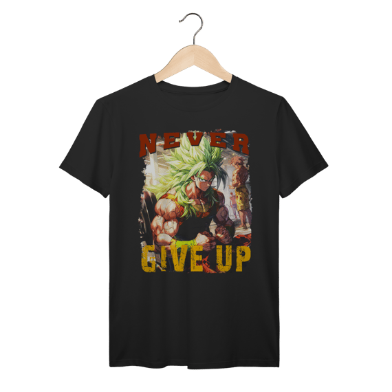 Camiseta Esportiva Never Give Up